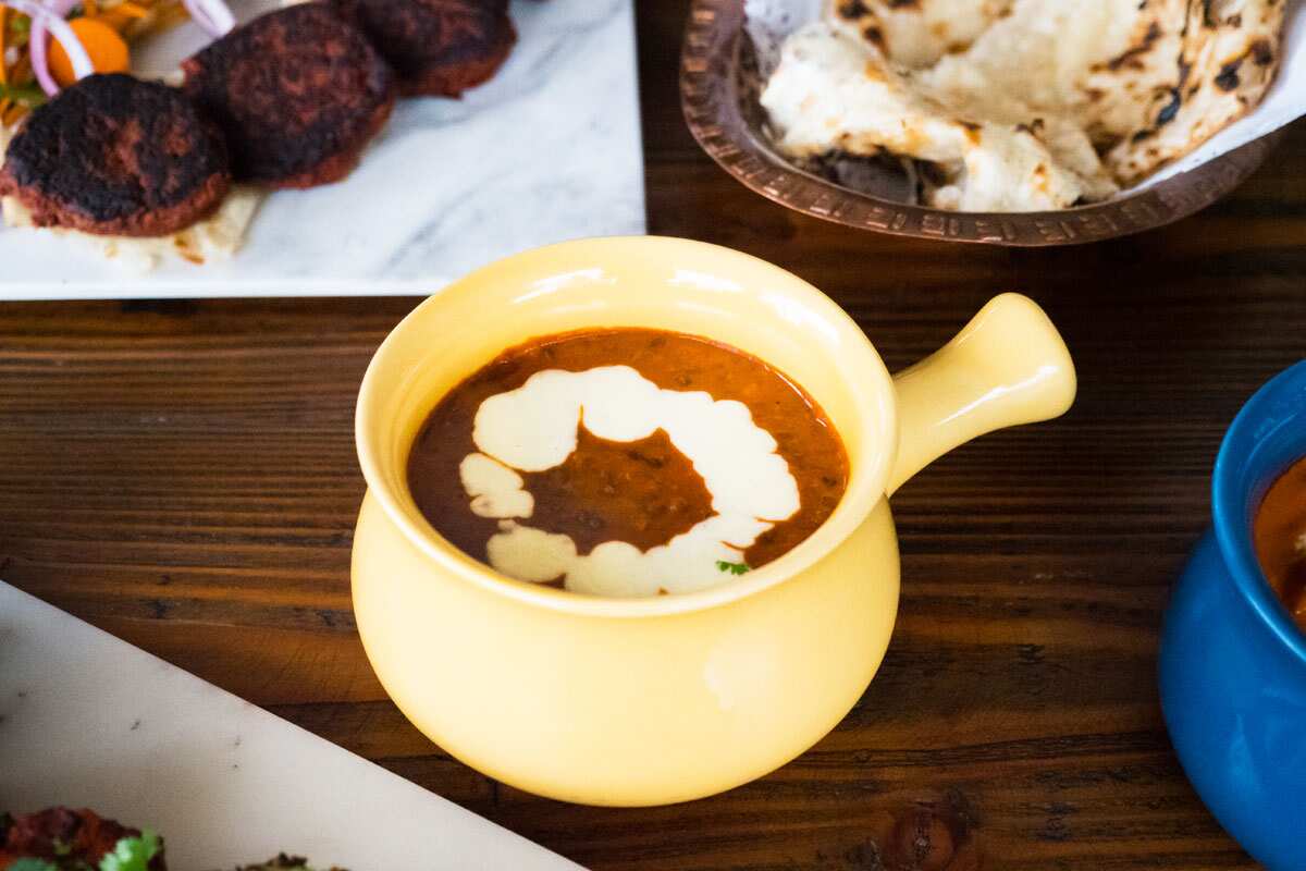 Dal makhani is a popular vegetarian dish of the Punjab region.