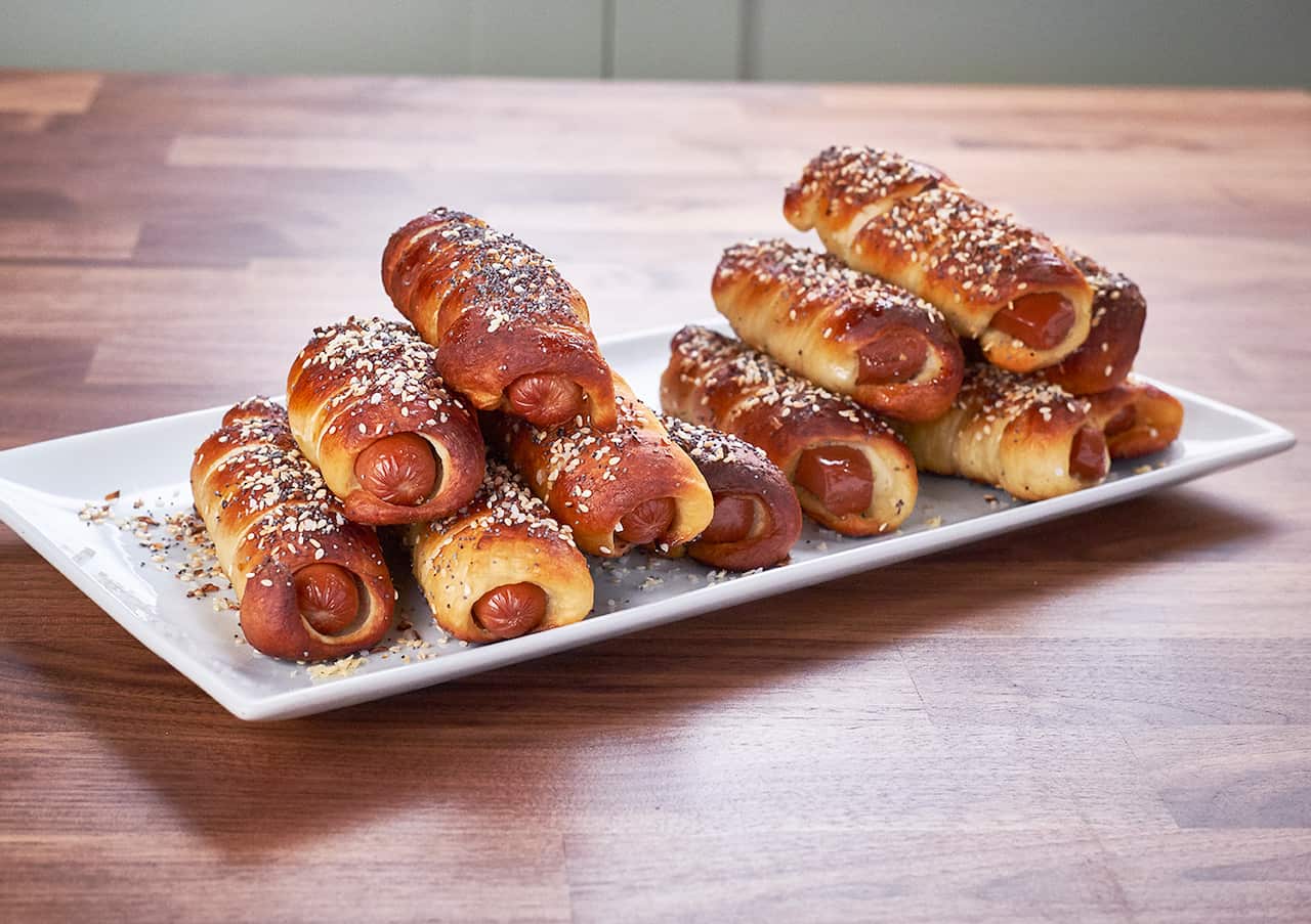 Pretzel dogs