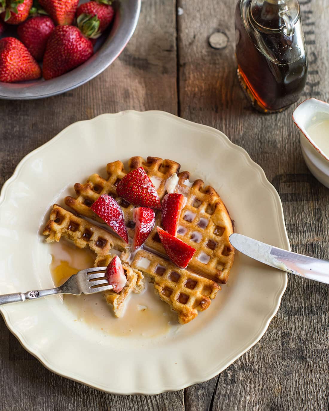 Proper yeast-risen waffles