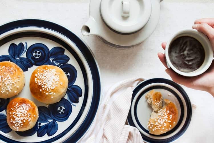 Finnish pulla (cardamom-spiced sweet buns)