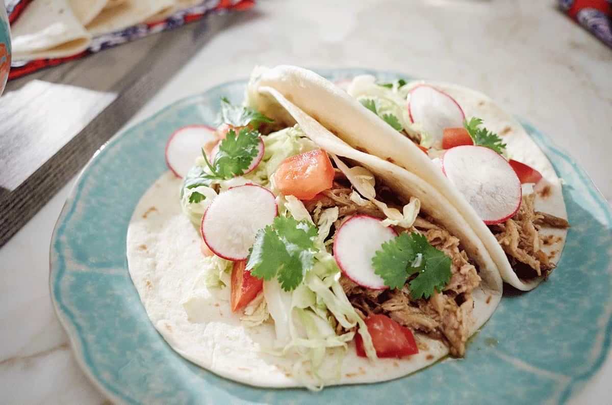 Pulled pork tacos