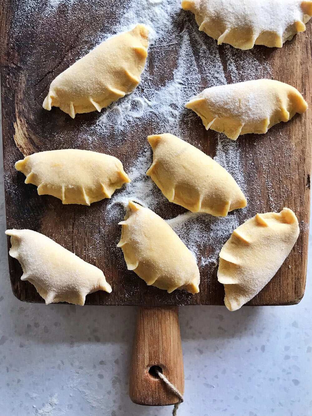 Zuza Zac's pierogi (dumplings)