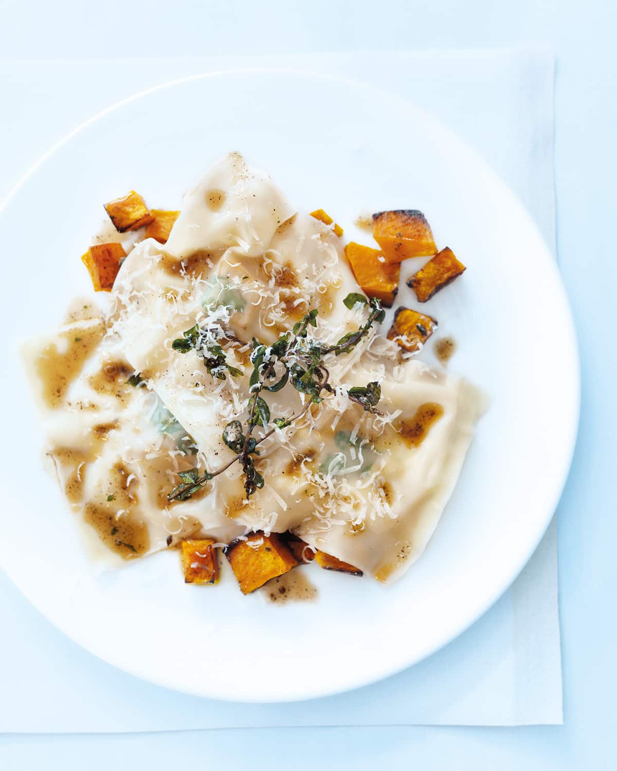 Pumpkin ricotta ravioli