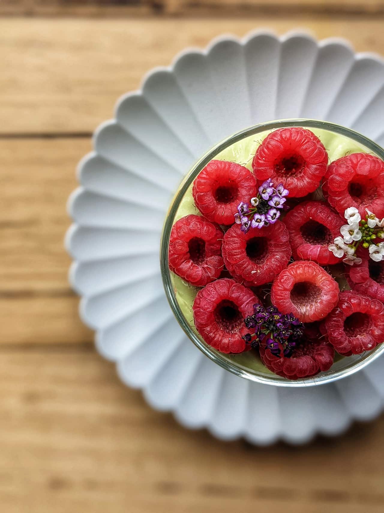 Eigen Ting's ispandan raspberry pastry trifle