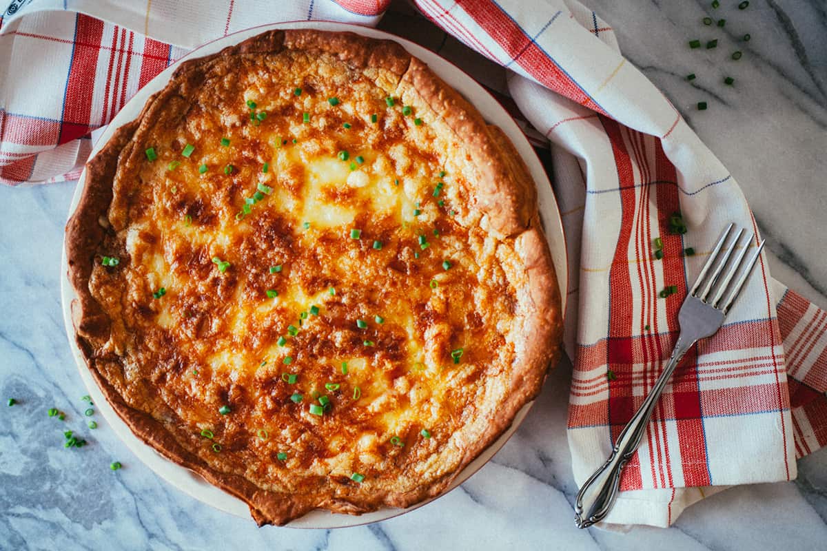 The essential cheese quiche
