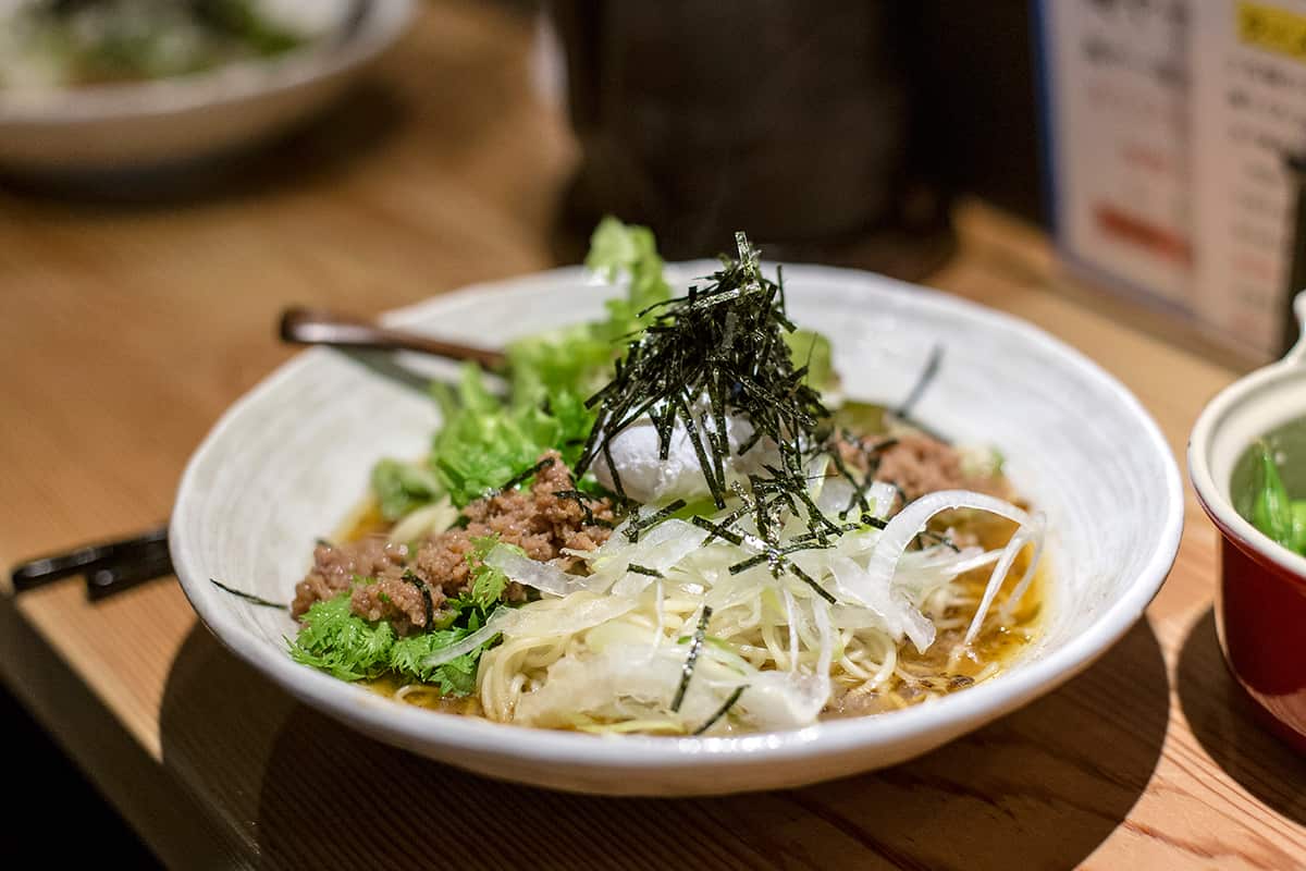 Ramen at Menya Ichizu, Tokyo