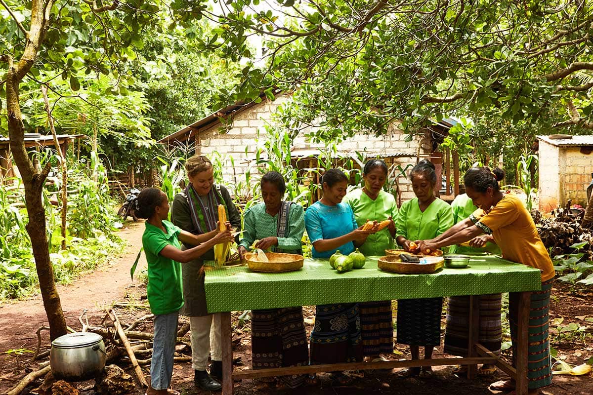 Rebecca Sullivan in Indonesia 