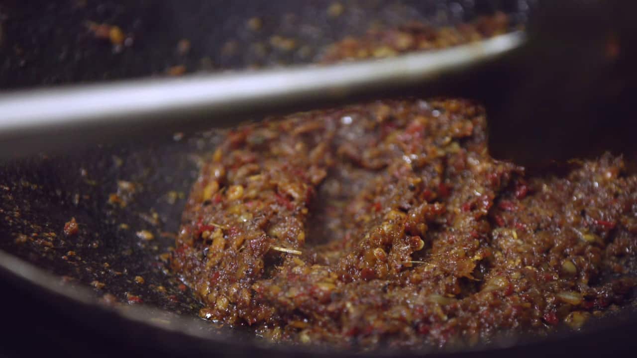 Malaysian rempah chilli paste 