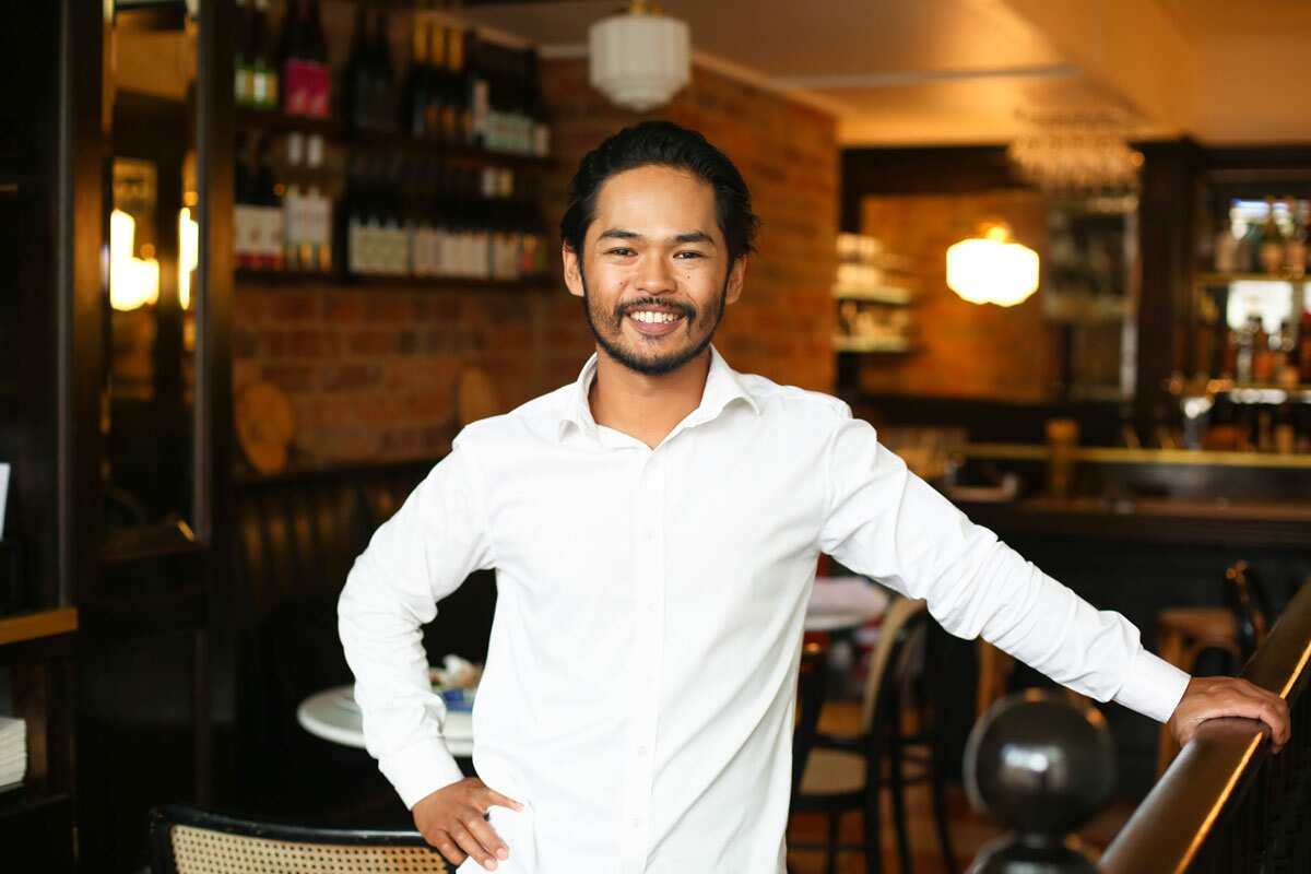 Jonathan Bayad named his Darlinghurst Filipino restaurant, Rey's Place, after his dad.