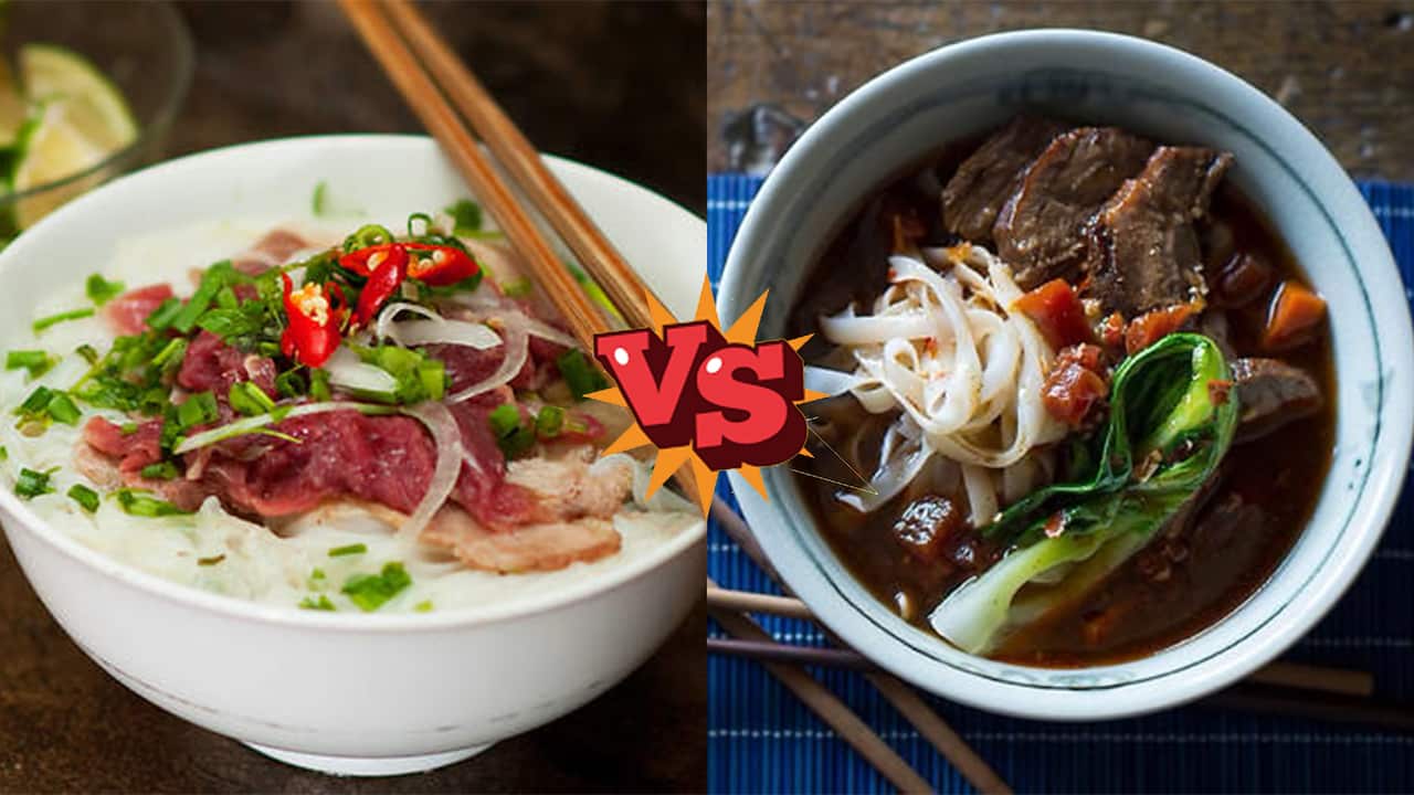 Battle of the beef noodle soups