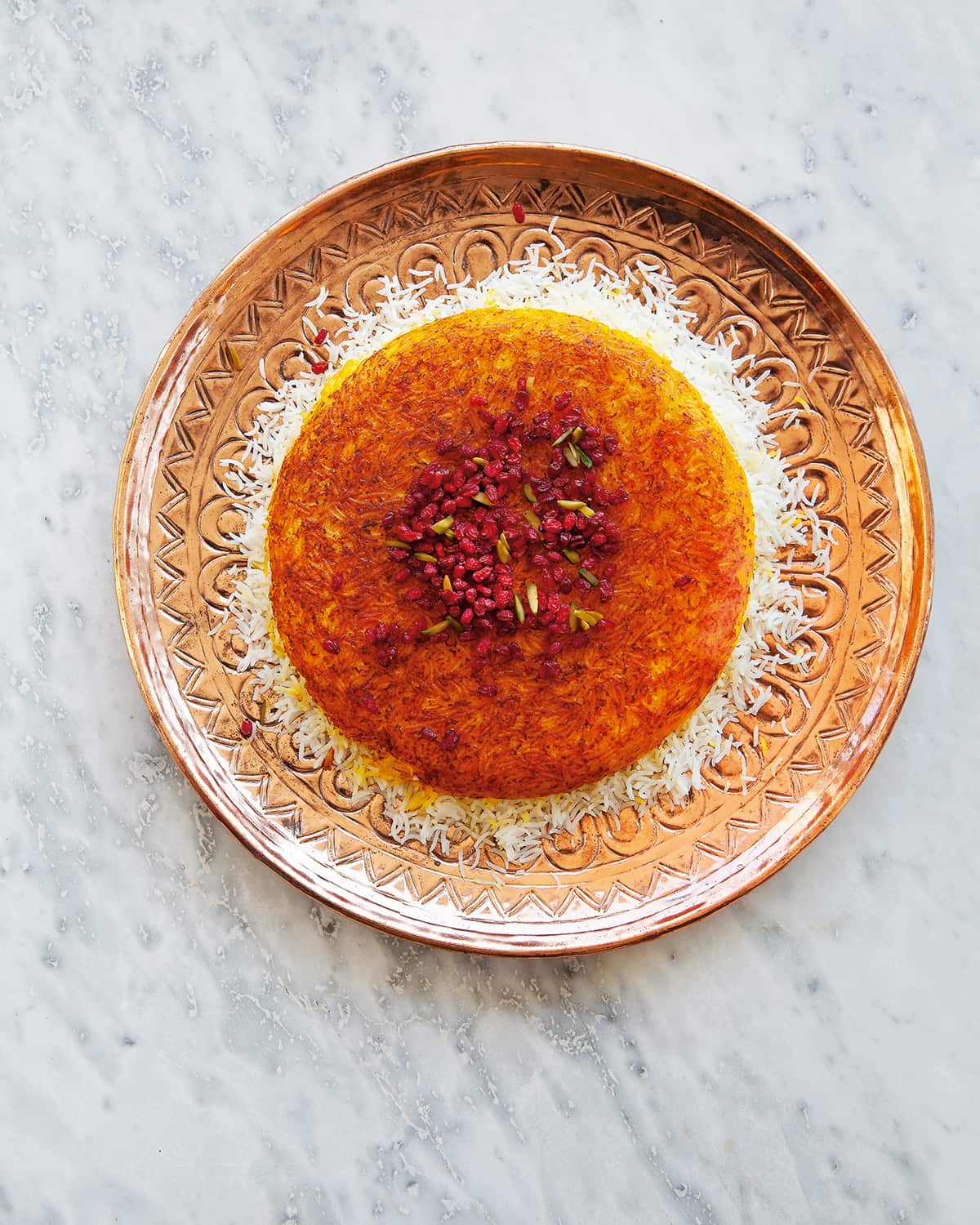 Rice with a golden crust