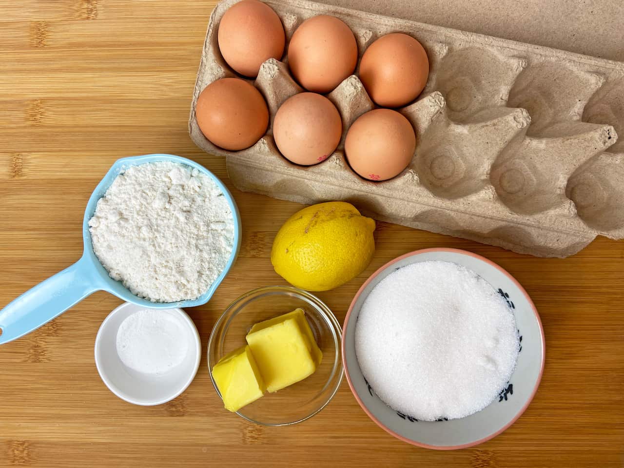 Sponge cake ingredients
