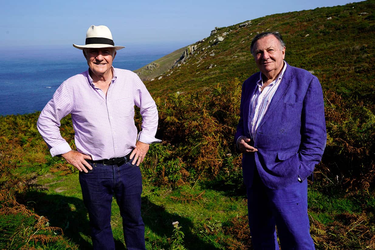 Rick Stein with Barry Humphries
