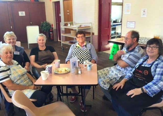 Ricky's Place volunteers take a well-earned break