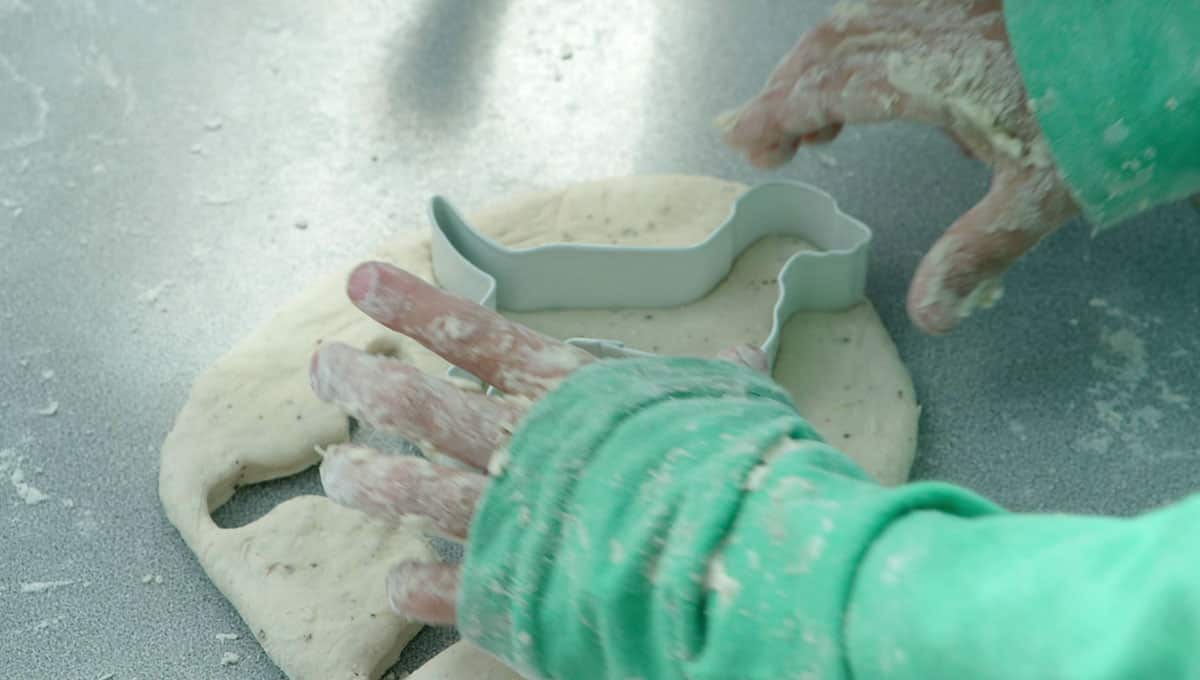 Cutting Digger cakes