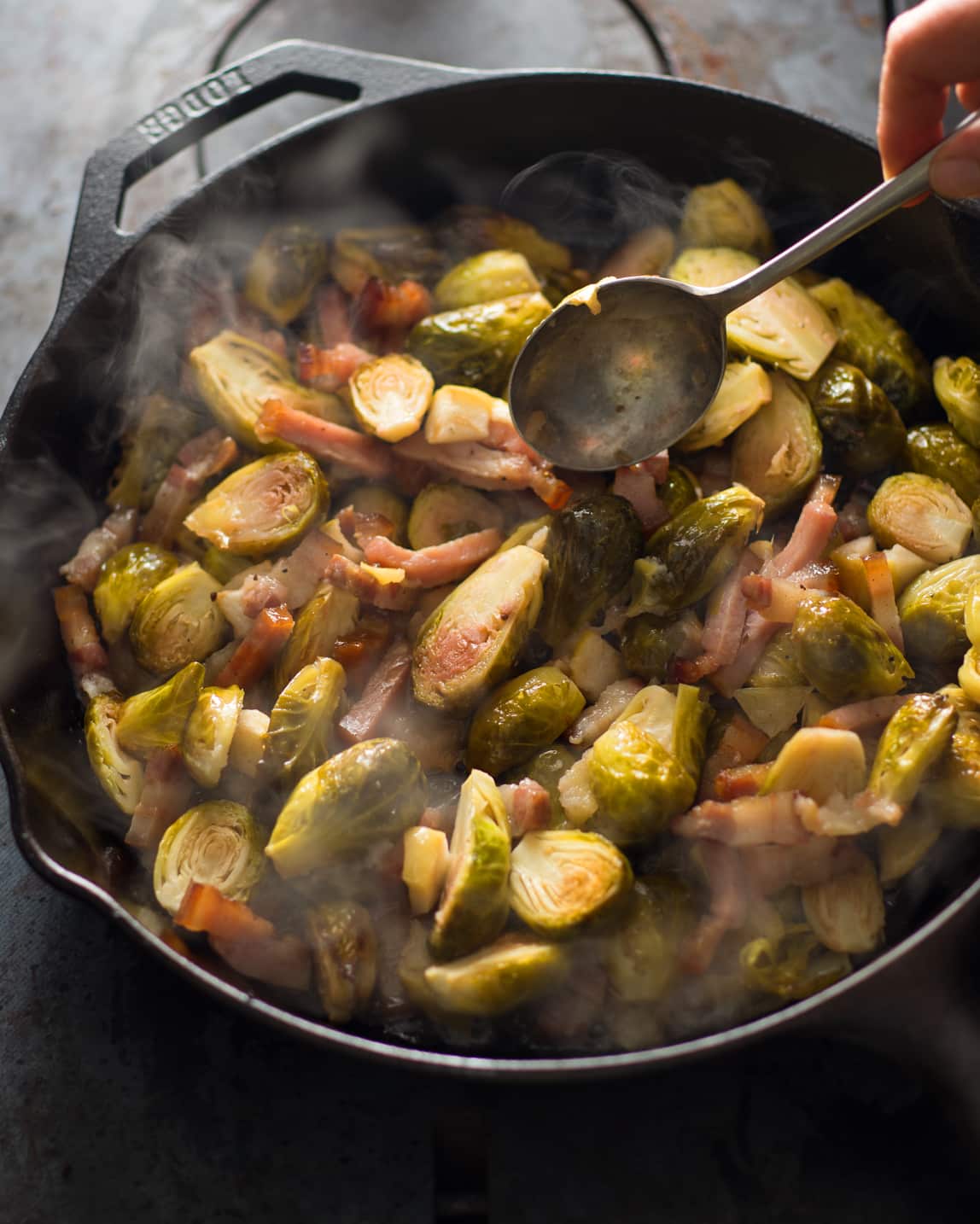 Roasted Brussels sprouts