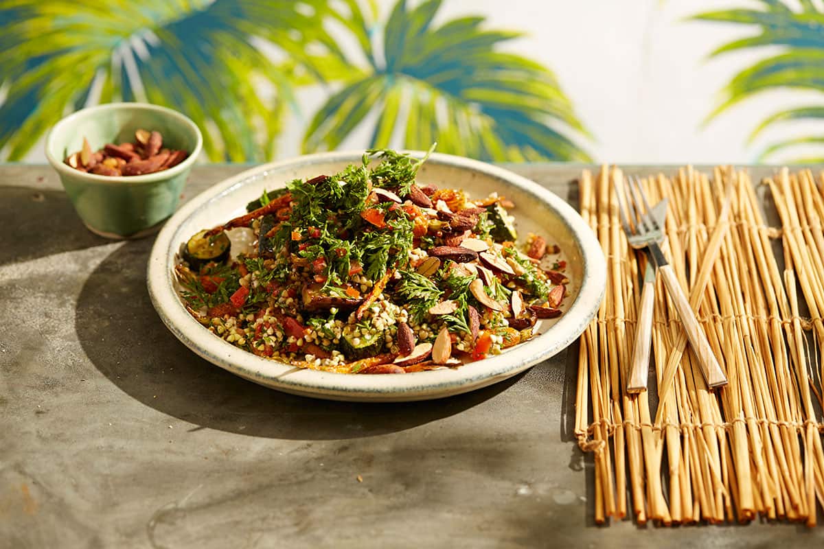 Give veggies a flavour injection with a smear of duck fat.