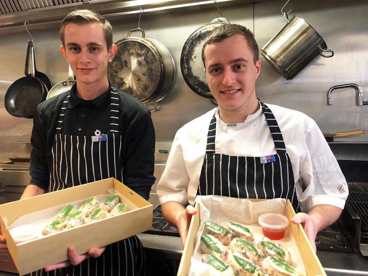 Rob Bridges and Jaye Tyrrell at NCIE