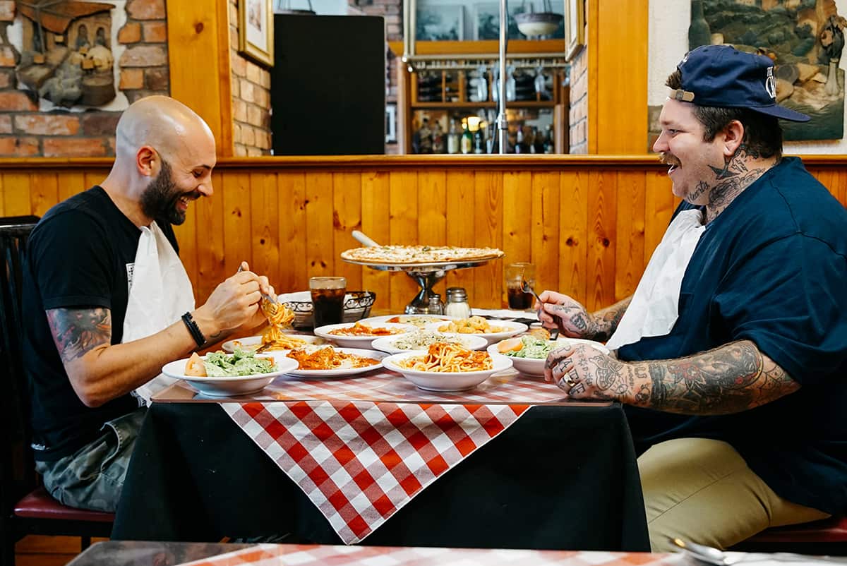 Rob Gentile and Matty Matheson in It's Suppertime