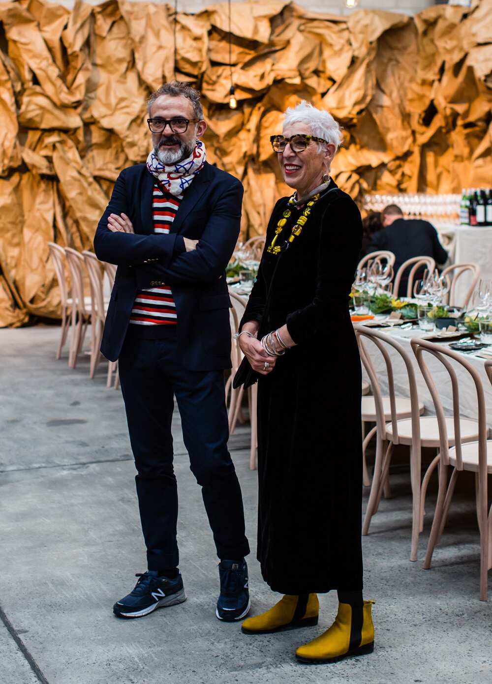 Refettorio OzHarvest collaborators Massimo Bottura and Ronni Kahn