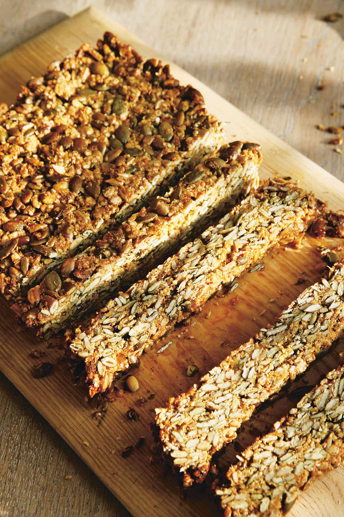 Chilli rosemary seed bars