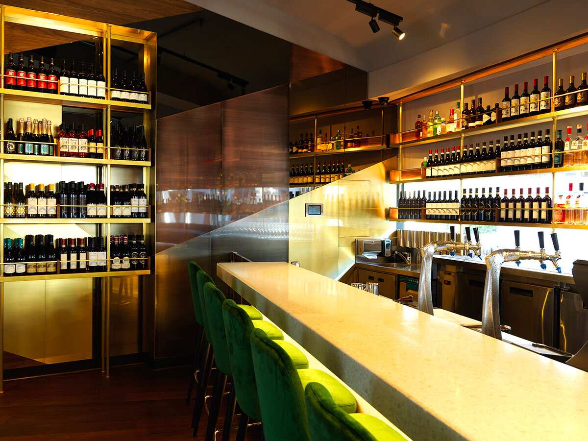 Cold Drip Café Americano, negronis, Italian wines and slushy Sgroppini keep things upbeat.