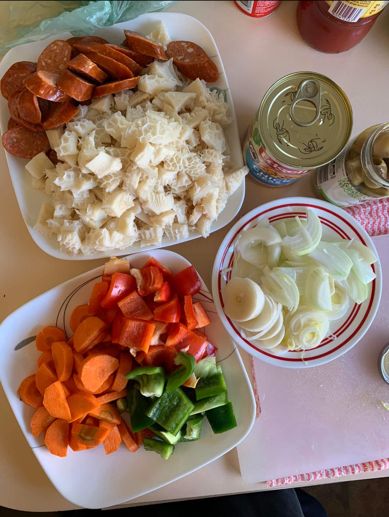 Ross Magnaye preps his callos recipe.