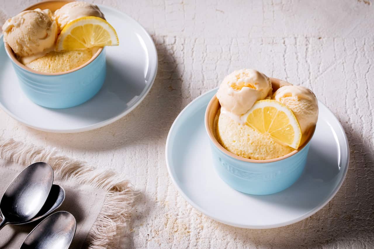 Lemon delicious pudding