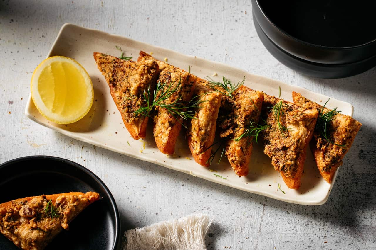 Inauthentic prawn toast 