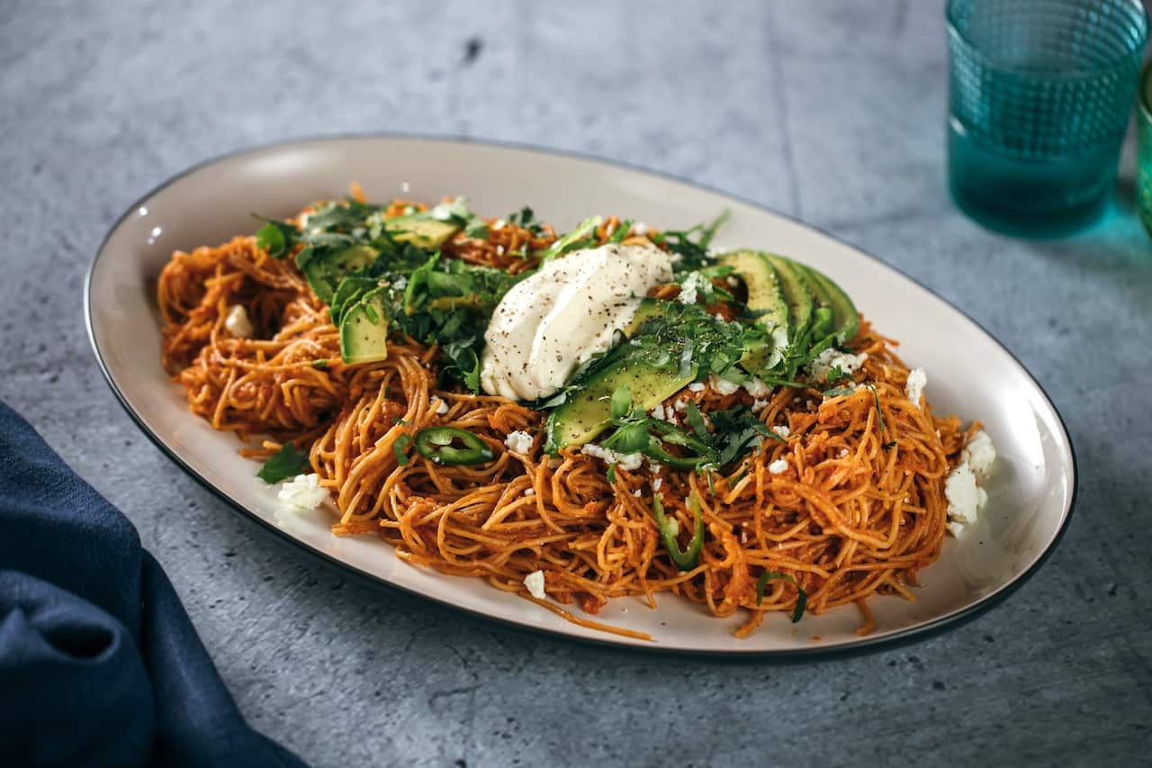 Fideo seco (Mexican spaghetti)