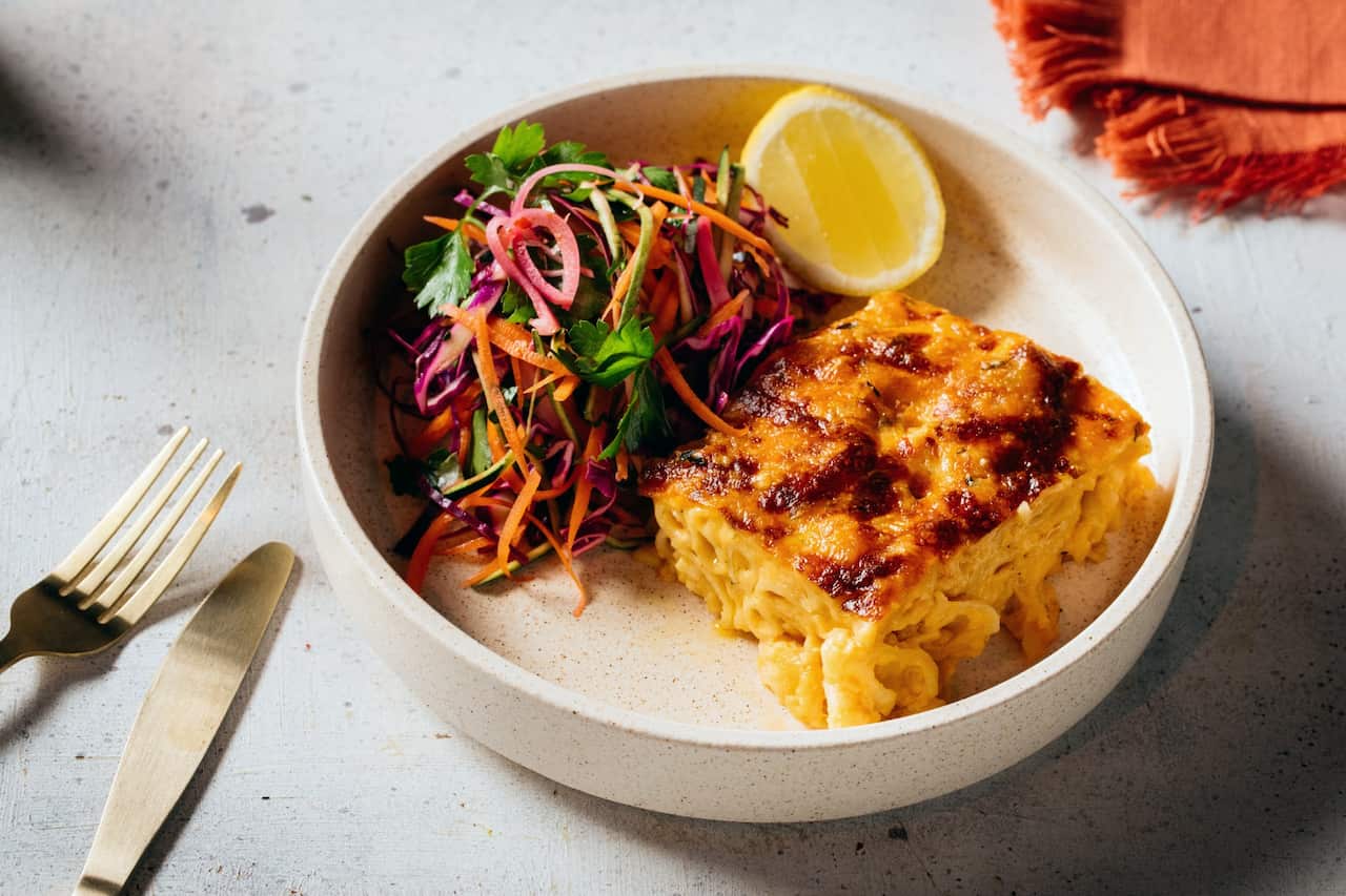 Baked mac and cheese