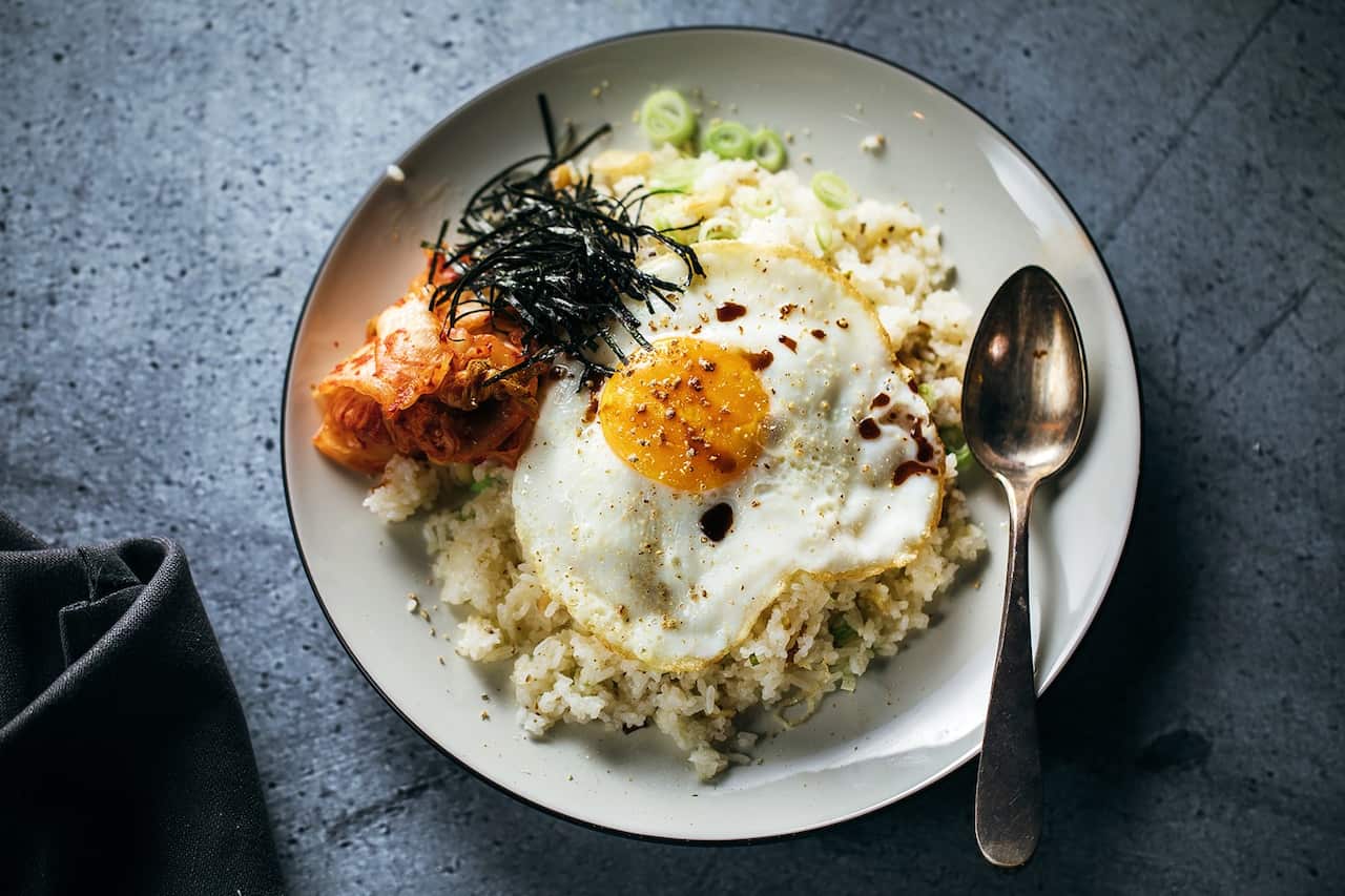 Garlic butter fried rice