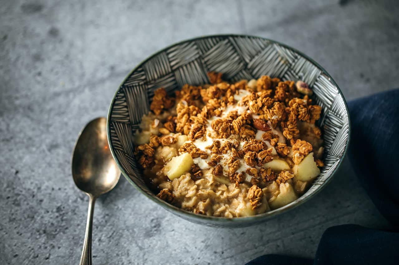 Apple pie porridge