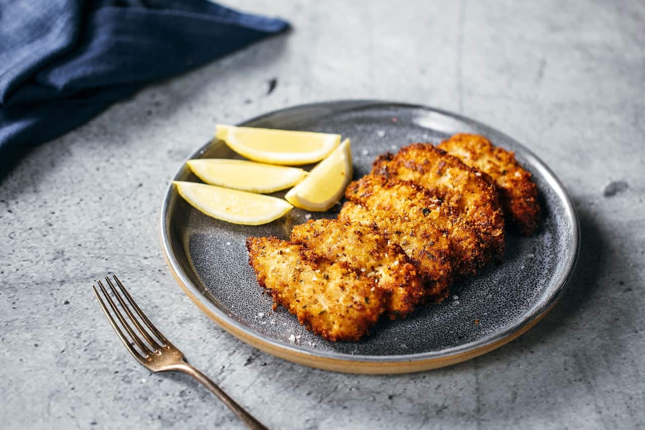 Mary's chicken schnitzels
