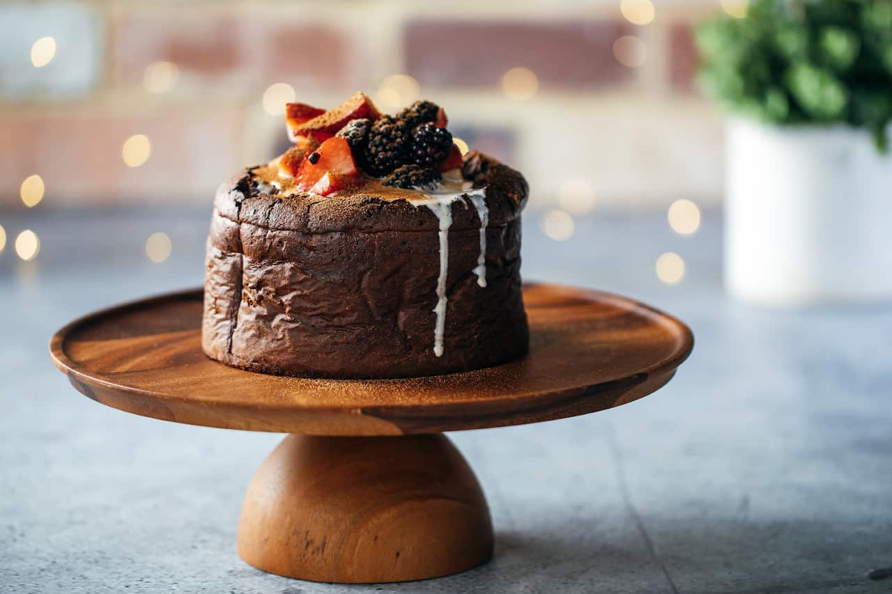 Two-ingredient chocolate cake