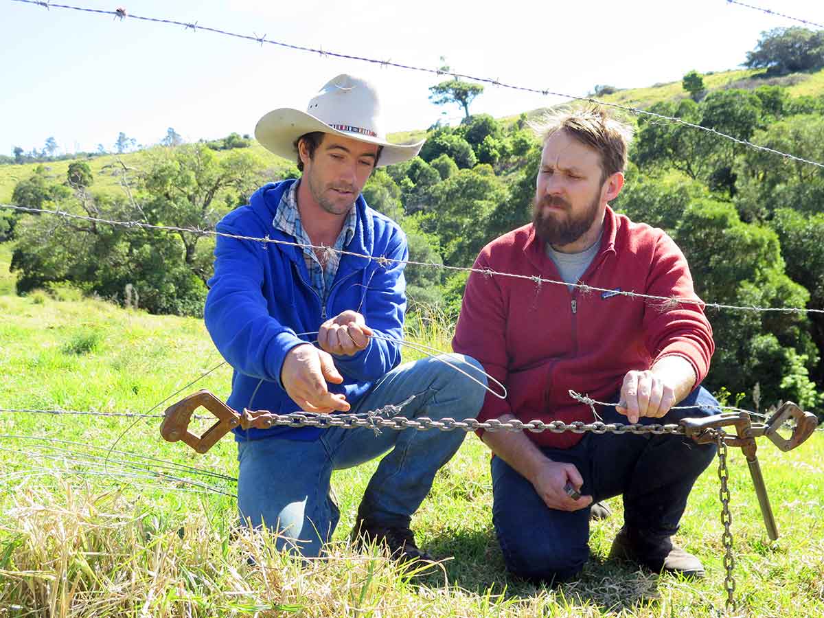 Aaron Gannon and Paul West in River Cottage
