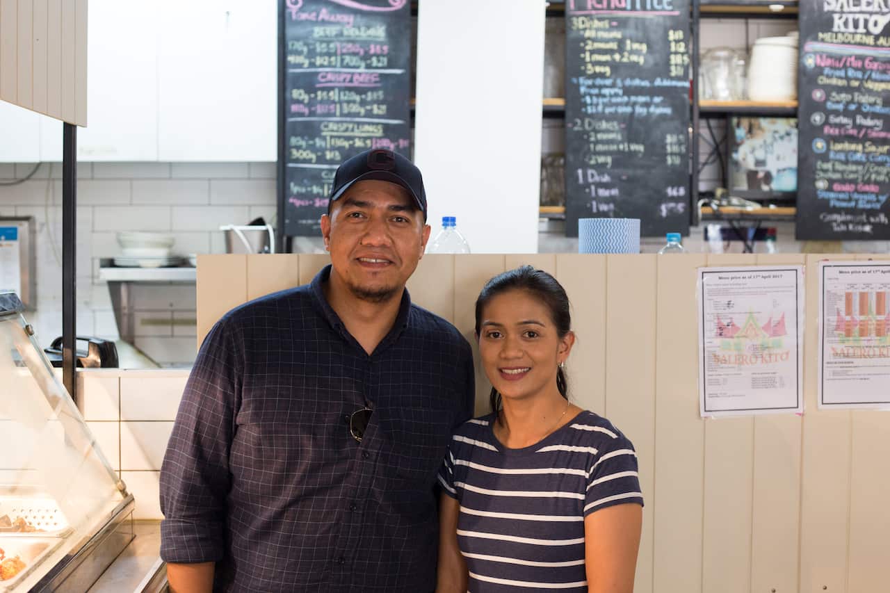 Afdal Utama and Tika Kartini Salero Kito