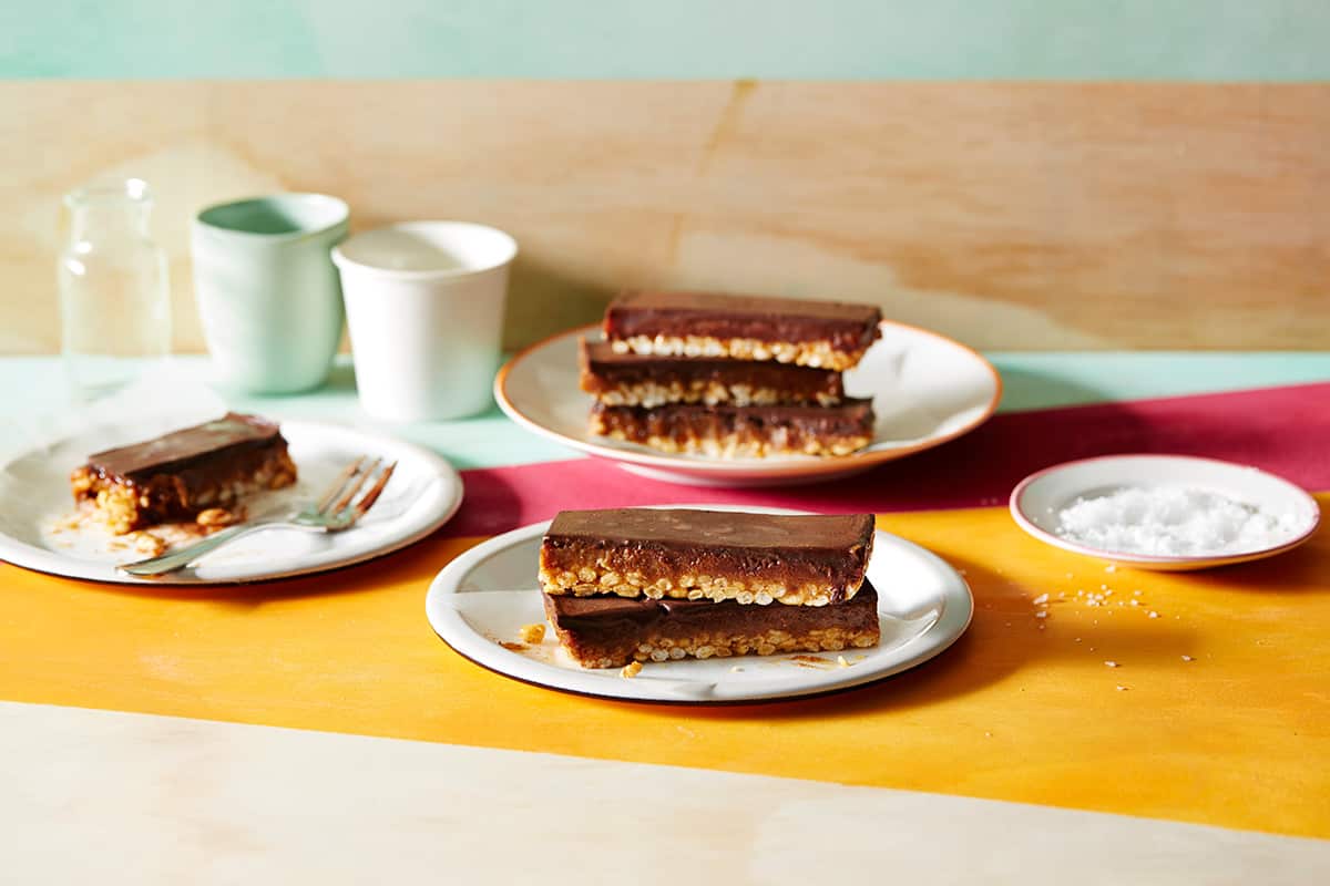 Salted caramel chocolate bars