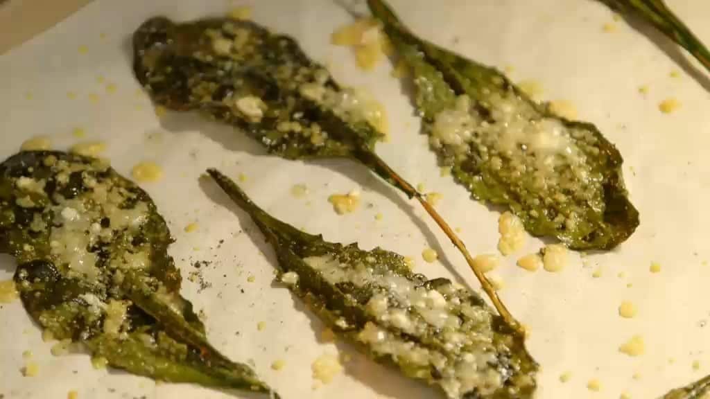 Ina's parmesan kale chips