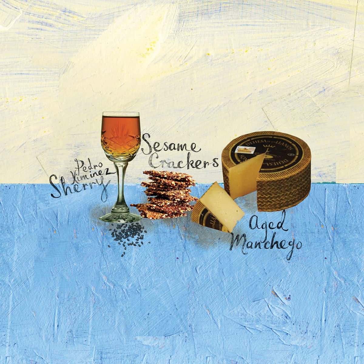 Wine and cheese matching