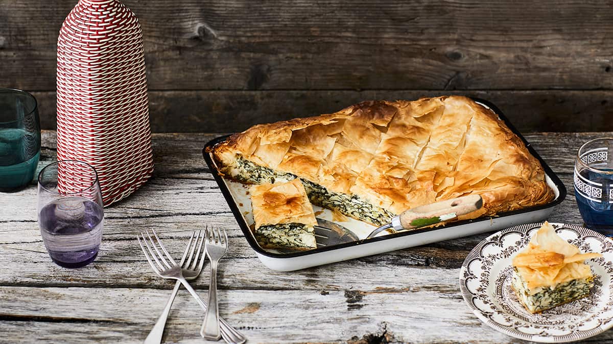 Food Safari's spanakopita