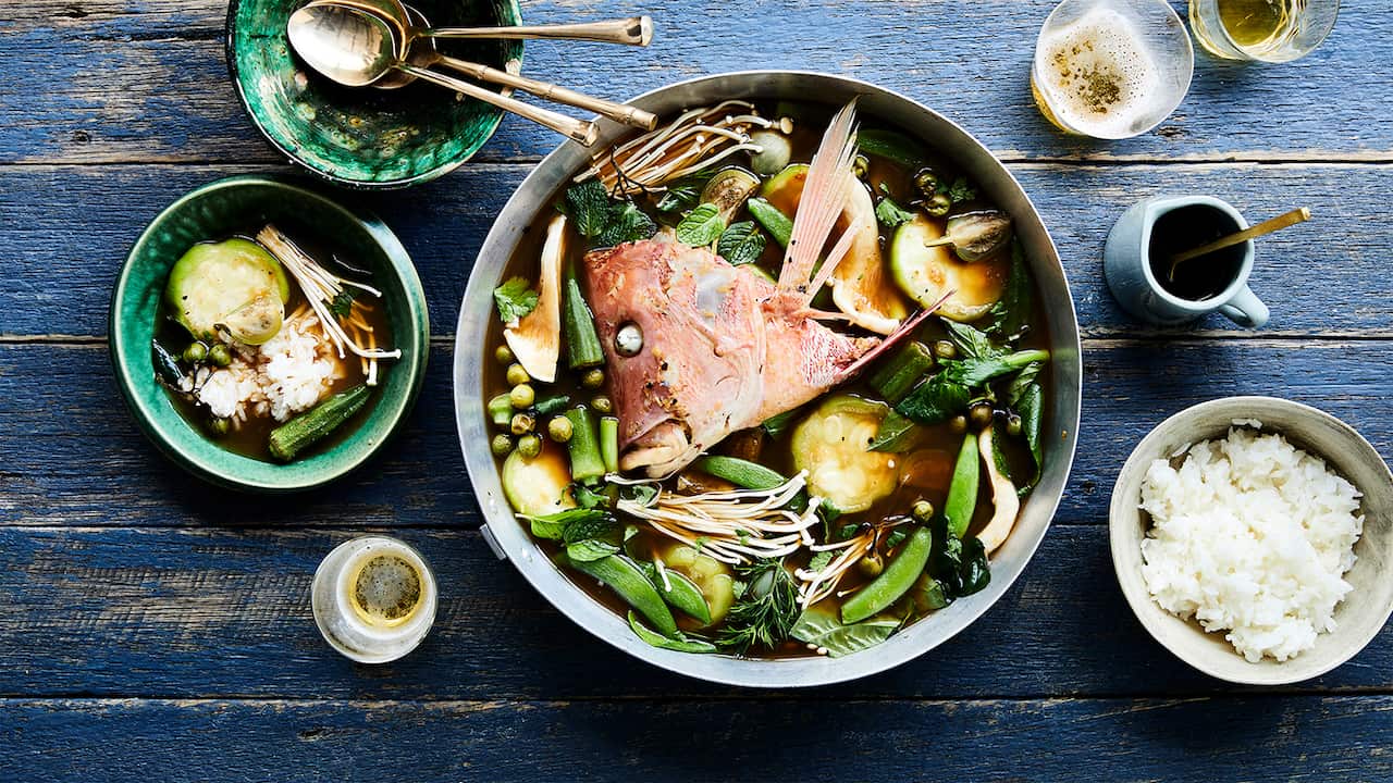 Sand whiting jungle curry