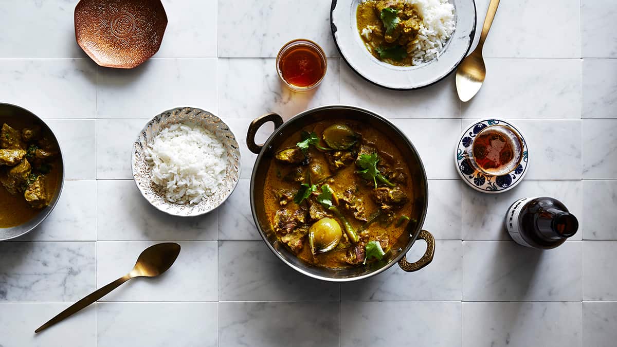 Sri Lankan goat curry