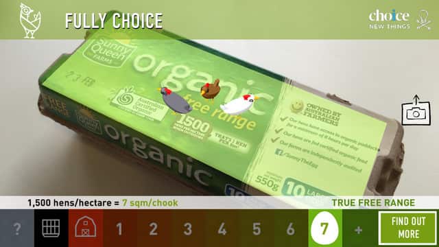 Choice app CluckAR