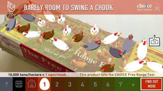 Choice app CluckAR