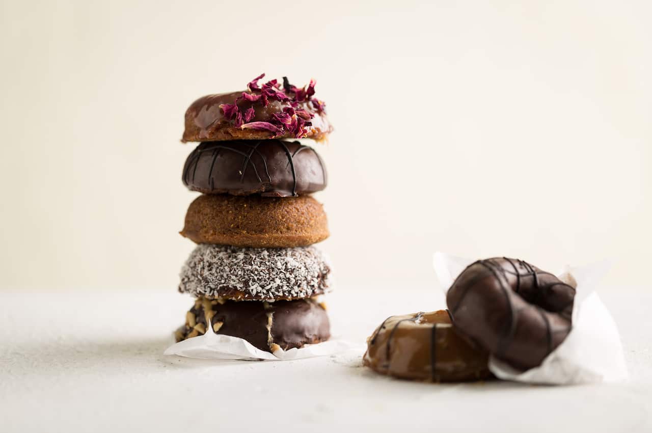 Houghnuts, which taste like a "moist cake", are made with pumpkin, maple syrup, coconut flour, organic coconut oil and almond milk.