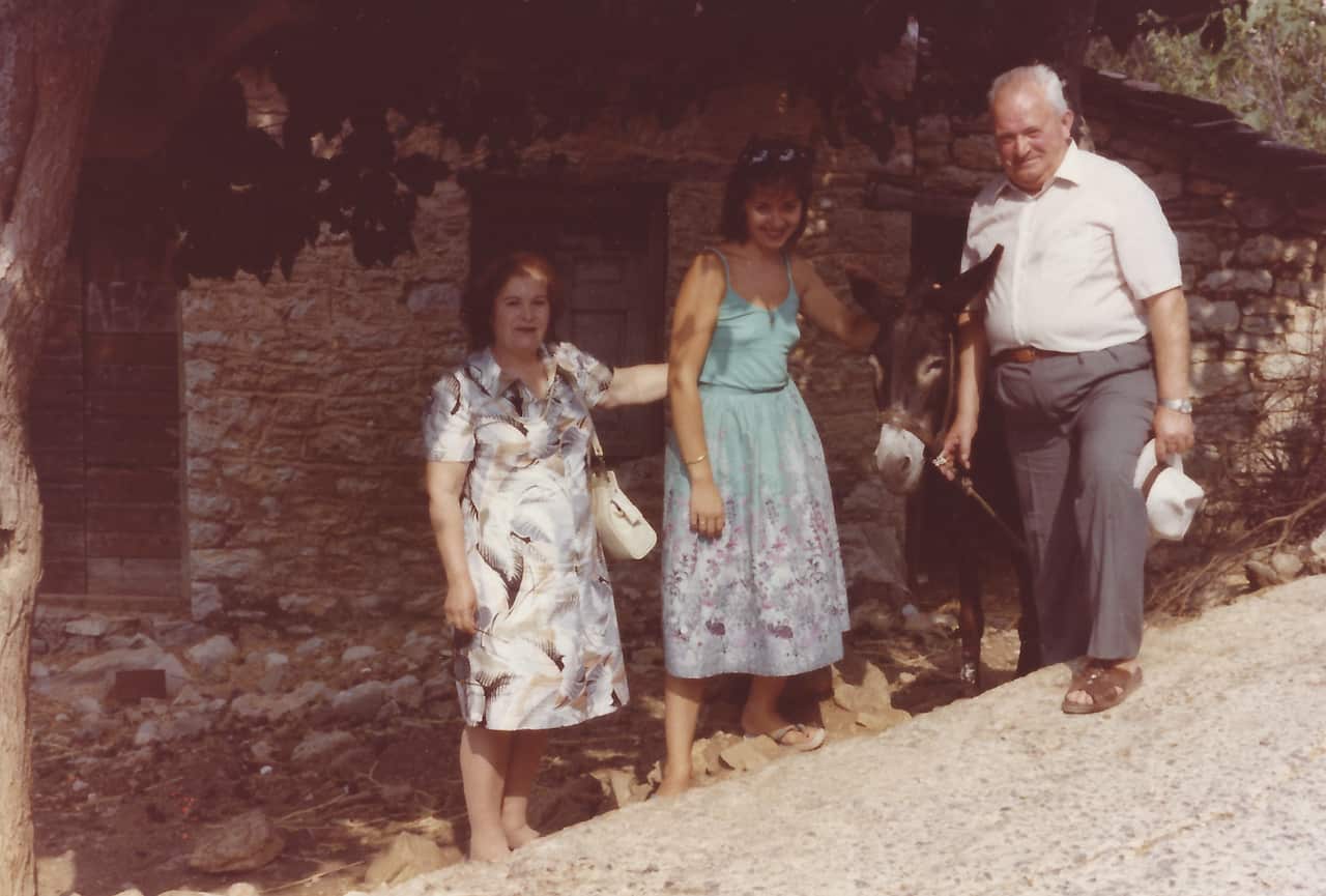 Olympia describes the three weeks she spent with her parents in the Peloponnese in 1981 as the best years of her life.