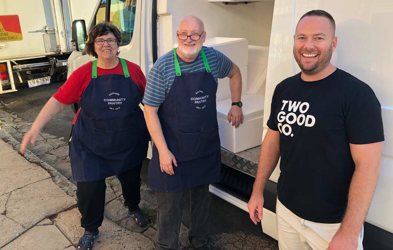 Two Good Co collaborates with charity the Sapphire Community Pantry.