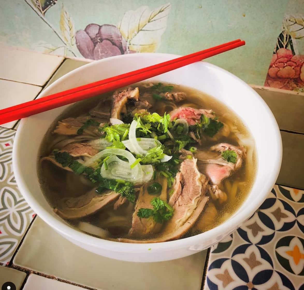 Great Aunty Three's bowl of pho