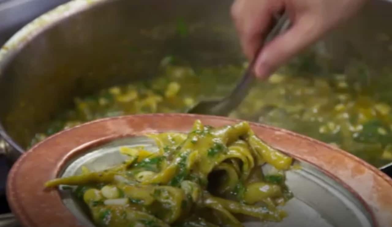 olive oil braised beans with lemon and tomato 